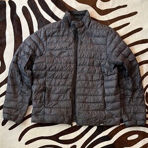REI Men's Charcoal Quilted Puffer Jacket